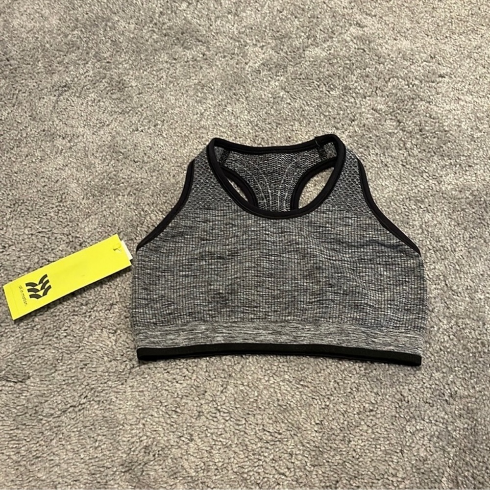 NWT All In Motion girls sports bra racer back